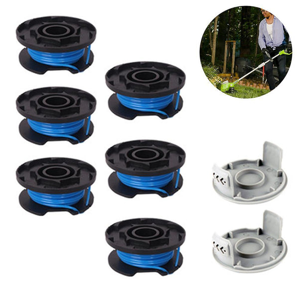 String Trimmer Replacement Spool Line Cordless Trimmer Line 8pcs Brush Mower Attachments