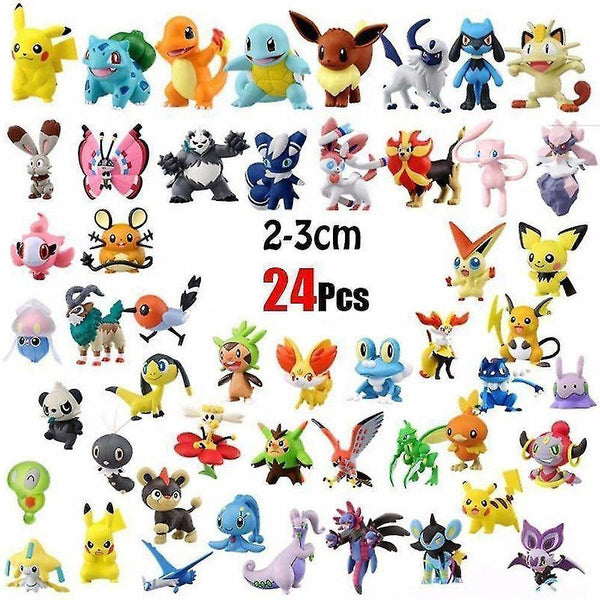 删除Action Toy Figures 144pcs Different Styles 2.5-3cm Hot Anime Pokemon Action Figure Kids Birthday Chr