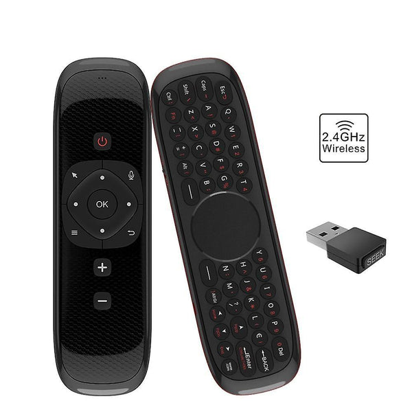 Remote controls w2 air mouse voice remote control microphone wireless mini keyboard gyroscope sensing