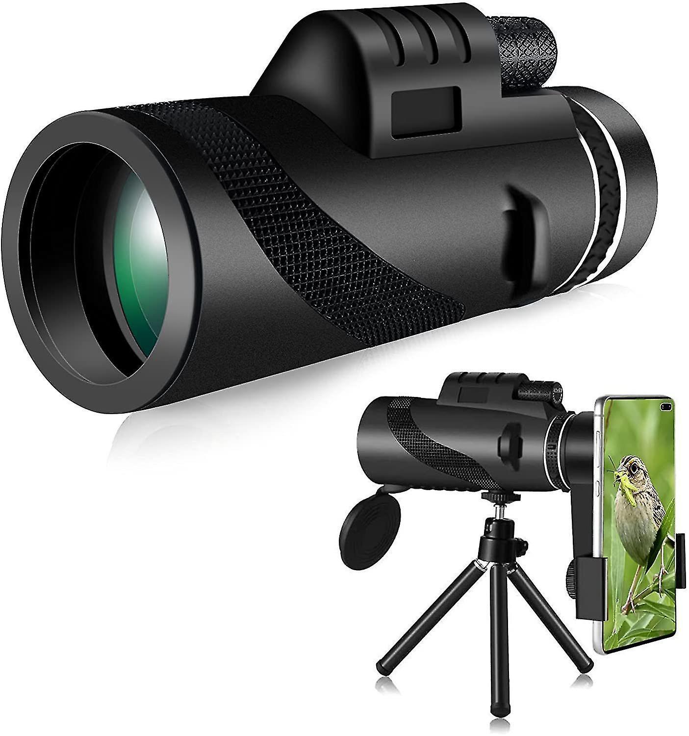 Binoculars monocular telescope  40x60 hd high power telescope monocular with smartphone holder tripod for