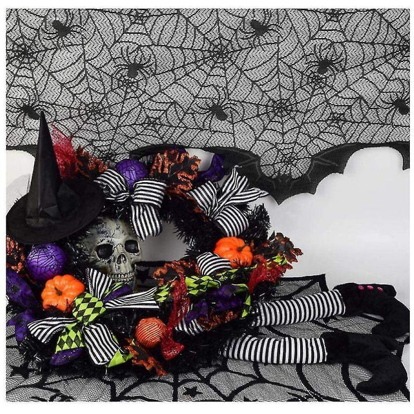 Wreath floral frames witch halloween wreath with hat legs pumpkin door wreath