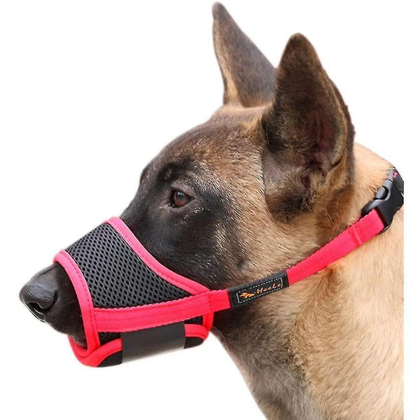 Pet muzzles muzzle for dogs muzzle adjustable nylon for dogs  adjustable e breathable museriere  small middle