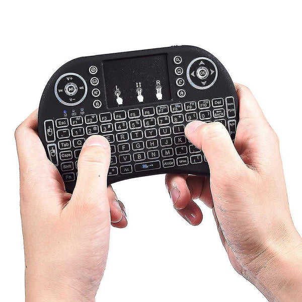 Remote controls mini wireless keyboard i8 russian english hebrew version i8+ 2.4Ghz air mouse touchpad handheld for