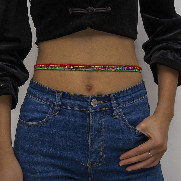 Waist Beads For Weight Loss Stretchy African Waist Beads For Women Belly Beads Chain Plus Size With String And Charms Back & Lumbar Support Cushions