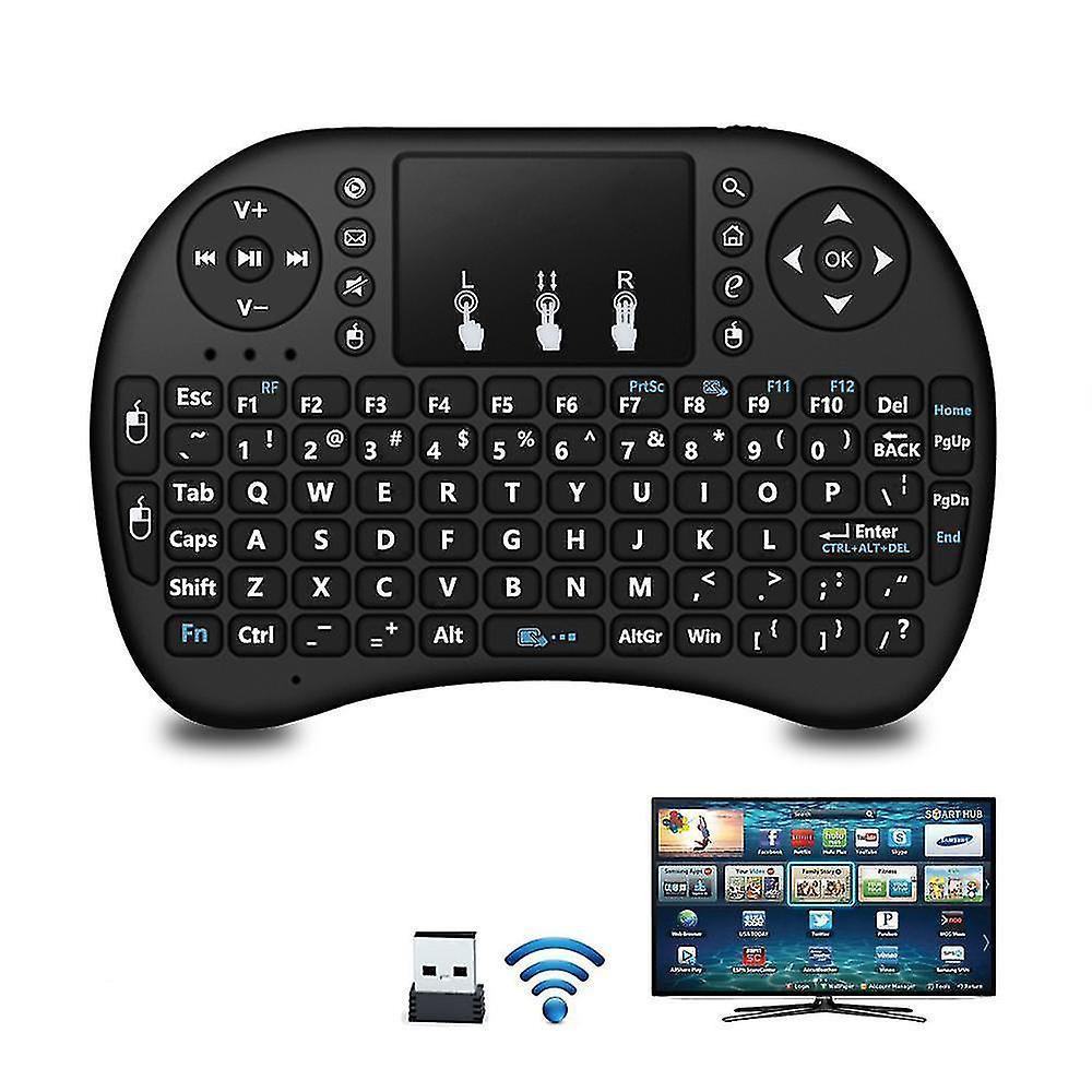 Remote controls i8 air mouse 2.4Ghz mini keyboard wireless touchpad no backlit remote control for x96 mini h96max