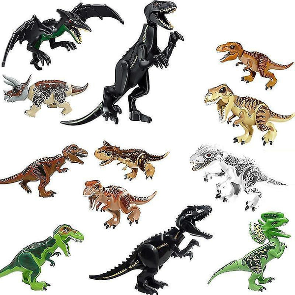 Action Toy Figures Brutal raptor jurassic blocks world 2 dinosaur figures 02