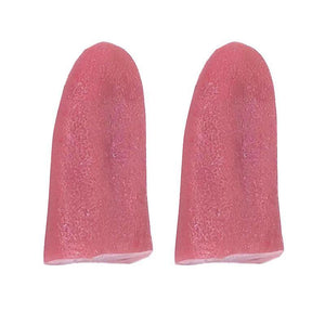 5.5X3.8CM Magic & Novelties 2 Pcs Simulation Tongue Models Fake Tongue Decors Fool's Day Tongue Props