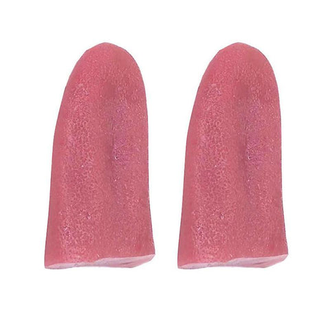 5.5X3.8CM Magic & Novelties 2 Pcs Simulation Tongue Models Fake Tongue Decors Fool's Day Tongue Props