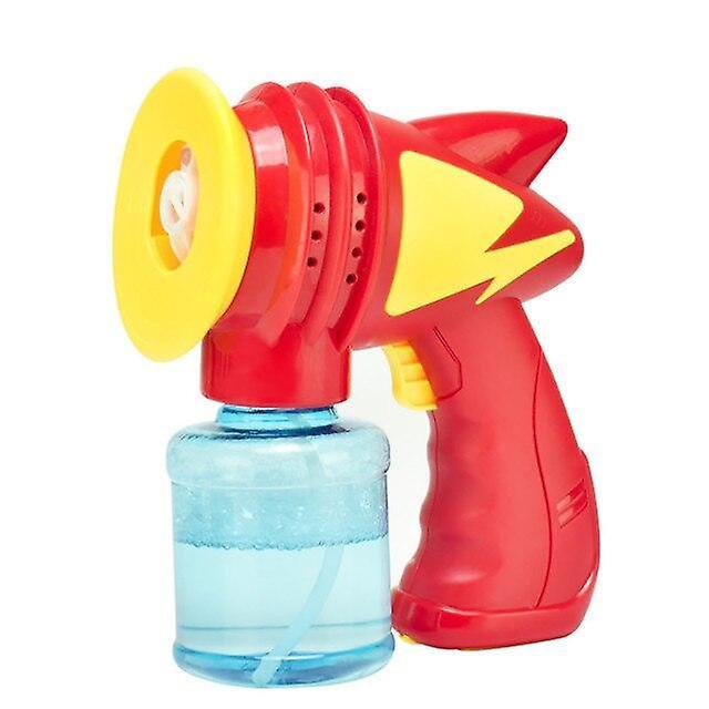 Bubble Blowing Toys Kids Cute Funny Red Cartoon Automatic Electric Bubble Machine Blower Handle Batt