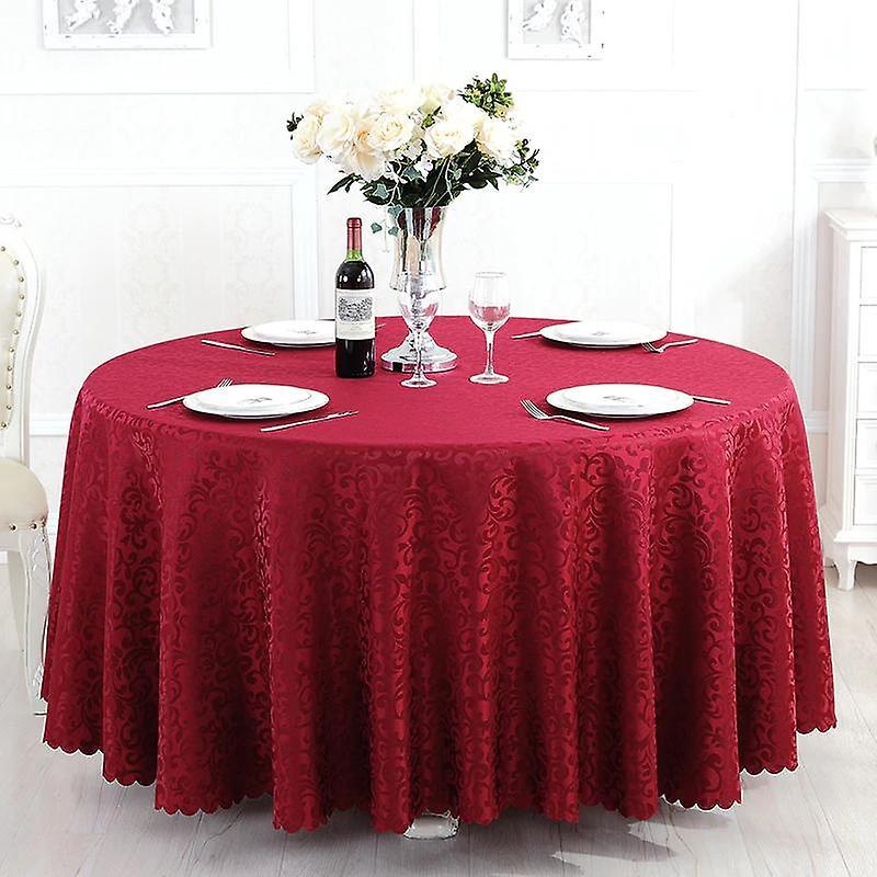 Tablecloths 2m Polyester jacquard decorative round cover tablecloth printing home decoration tablecl