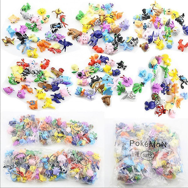 删除Action Toy Figures 144pcs Different Styles 2.5-3cm Hot Anime Pokemon Action Figure Kids Birthday Chr