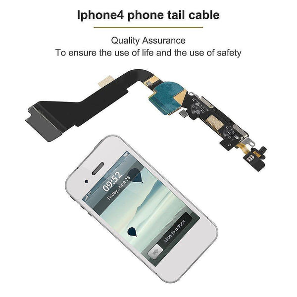 System power cables good quality flex data cable dock connector for iphone 4g black