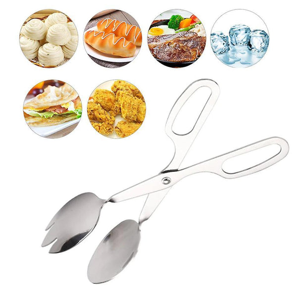 Salad spinners stainless steel salad tongs egg clip kitchen tool