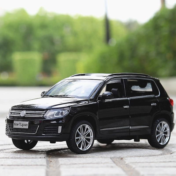 Toy Cars 1:32 Tiguan Car Model Alloy Car Die Cast Toy Car Model Black