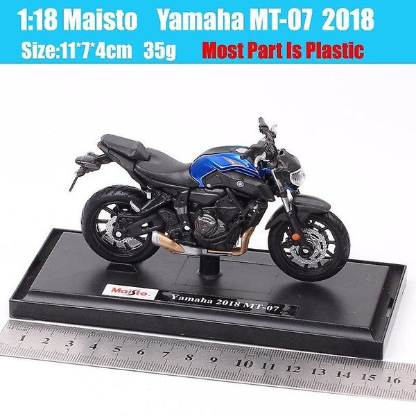 Toy Cars 1/18 Scale Maisto 2018 Yamaha MT 07 Model