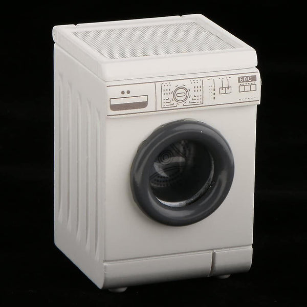 Miniature Dollhouse Equipment Model White Drum Washer Washing Machines