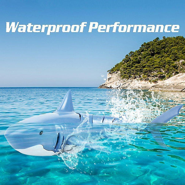 Robotic Toys Hot 2.4g rc shark fish boat robot radio simulation waterproof model joint flexible char