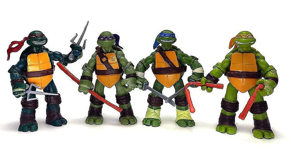 Action Toy Figures Ninja Turtles Set Of 4 Pcs Action Figure Ninja Turtles Toyset