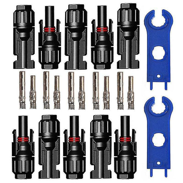 Solar panels 1 set supply solar panel parallel connection fuse connector for solar system home improvement