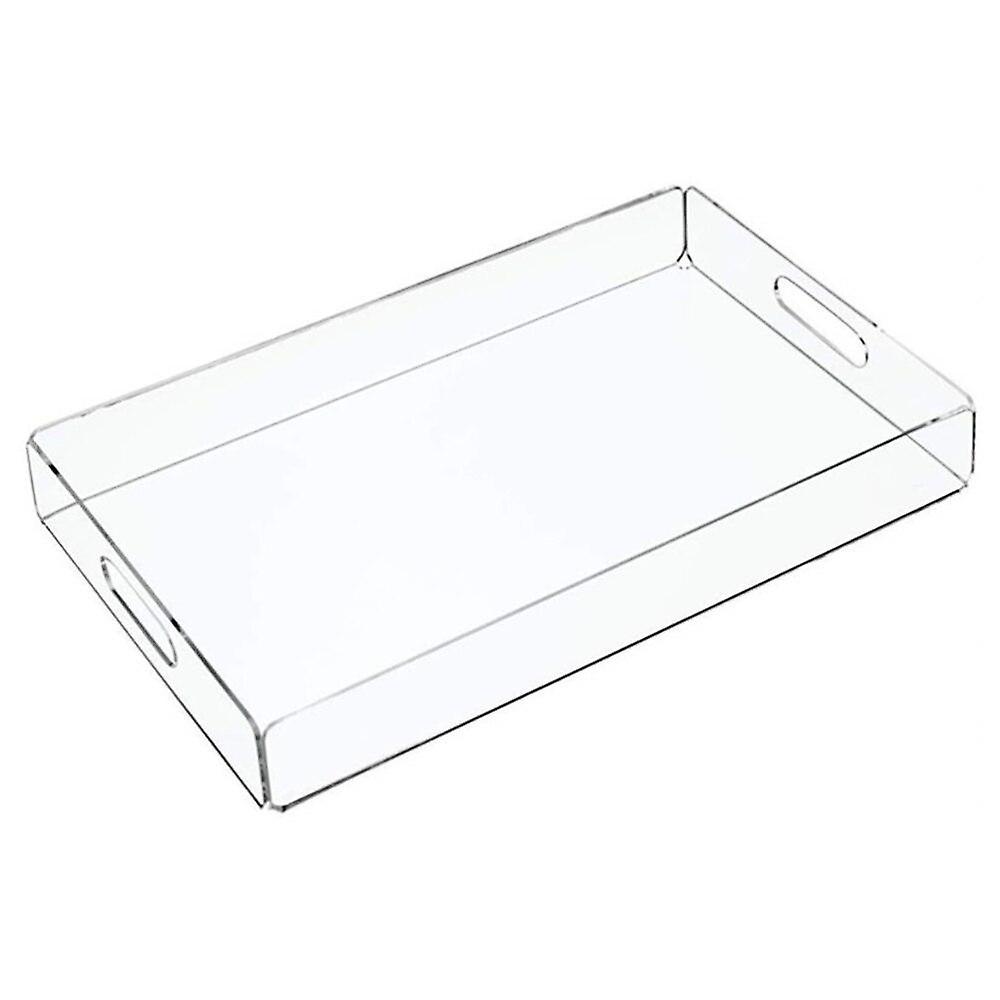 Household storage containers transparent acrylic tray acrylic snack plate multifunctional storage |storage trays