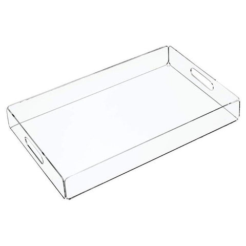 Household storage containers transparent acrylic tray acrylic snack plate multifunctional storage |storage trays