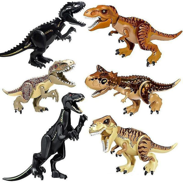 Action Toy Figures Brutal raptor jurassic blocks world 2 dinosaur figures 02