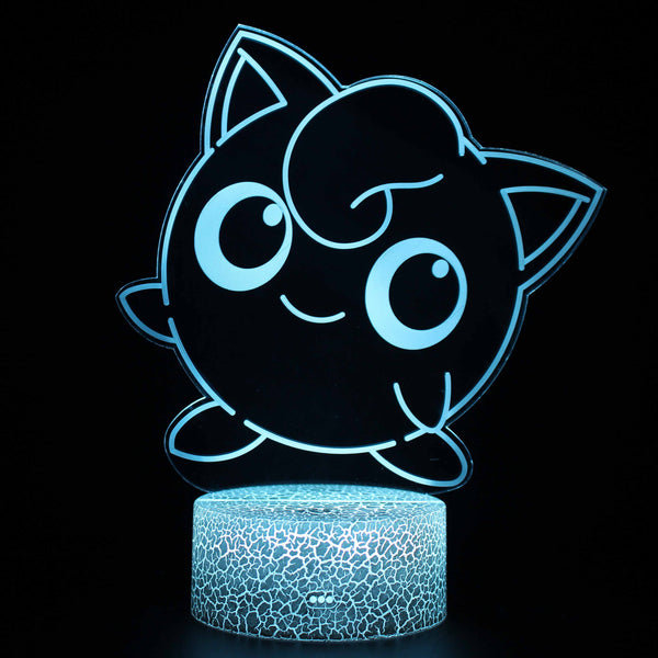 删除3D Touch Light Night 7 colors remote control - Pokemon #1509