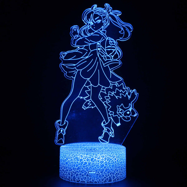 删除3D Touch Light Night 7 colors remote control - Pokemon #1514