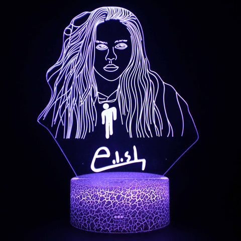 3D Touch Light Night 7 colors remote control - Style #1584