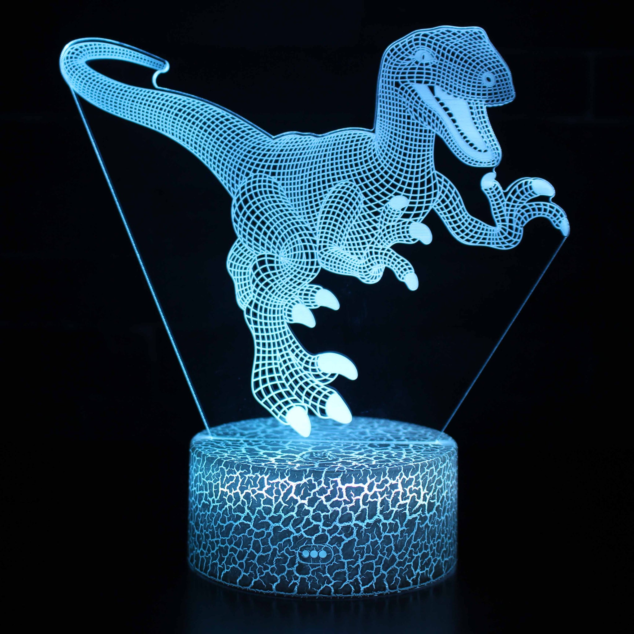 3D Touch Light Night 7 colors remote control - Dinosaur #24