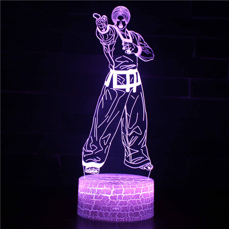 3D Touch Light Night 7 colors remote control - THE KING OF FIGHTERS #688