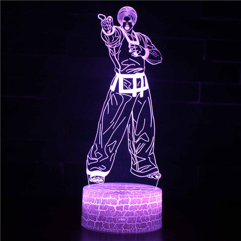 3D Touch Light Night 7 colors remote control - THE KING OF FIGHTERS #688