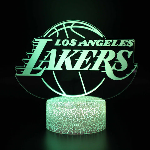 3D Touch Light Night 7 colors remote control - LAKERS #802