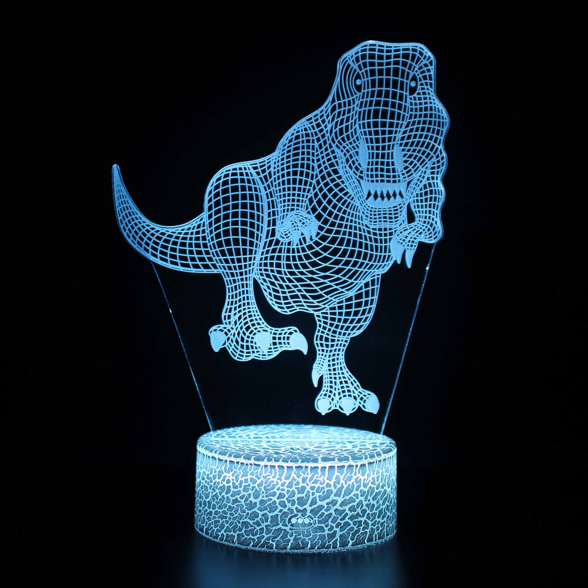 3D Touch Light Night 7 colors remote control - Dinosaur #911