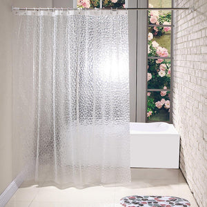 Waterproof Shower Curtain Liner 3d Eva Thick Shower Curtain No Smell Stain Resistant Shower Liner For Shower Stall Bathtubs 3d Water Cube Shower Curtains