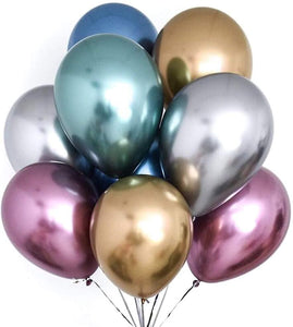 Balloons 50 Pcs Metallic Balloons 12 Inch Helium Balloons Balloons