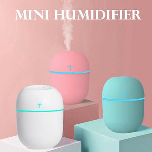 Air Fresheners White 220ml Portable USB LED Mini Car Home Humidifier Aroma Oil Diffuser Mist Purifie