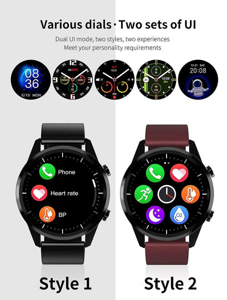 Watches smart watch men bluetooth call custom dial fitness tracker sport smart watches black silica