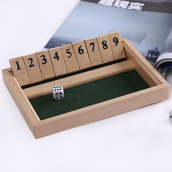 Interlocking Blocks High Quality Wooden Board Toy Puzzle Math Toys Dice Arithmetic Multiplayer Game|