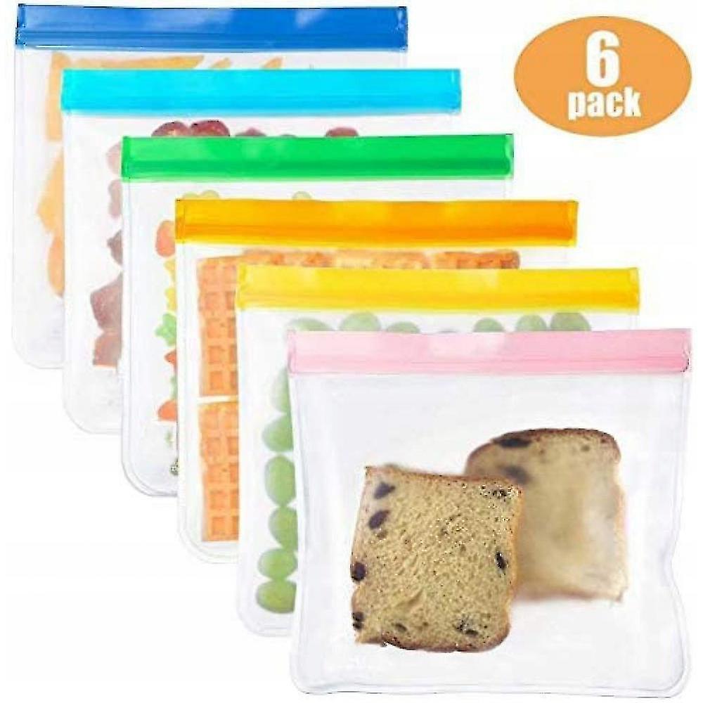 Food storage bags reusable sandwich bags  bpa storage bags  extra-thick waterproof ecological bags for 21.5 * 18 Cm