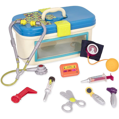 Pretend Professions Role Playing Dr. Doctor Toy  Deluxe Medical Kit for Toddlers - Pretend Play Se