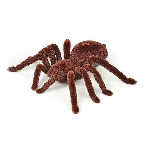 Robotic Toys Simulation Remote Control Spider Realistic RC Araneid Shine Eyes Tricky Scary Toy|RC An