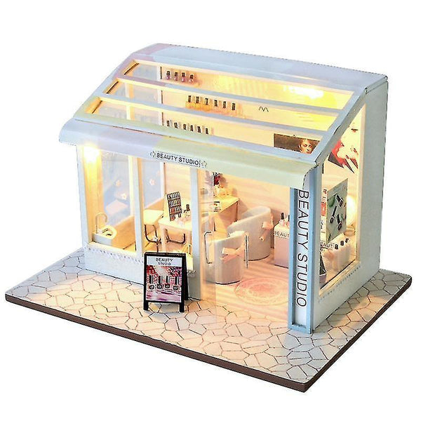 Dollhouse accessories cutebee diy doll house wooden doll houses miniature dollhouse furniture kit toys for children