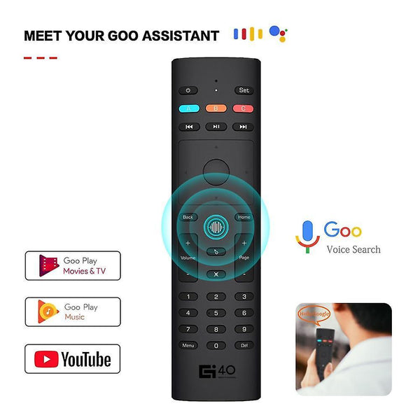 Remote controls g40s 2.4Ghz 34 keys wireless air mouse voice remote