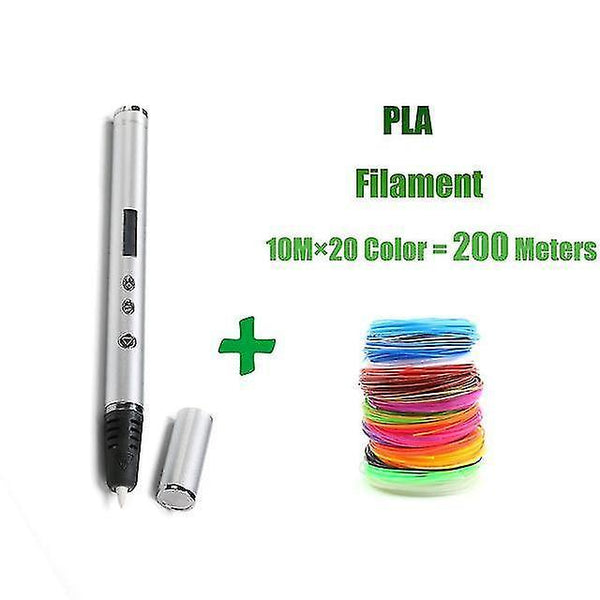 3D Printers Lihuchen 3d pen rp900a diy 3d printing pen support abs/pla filament 1.75mm creative toy