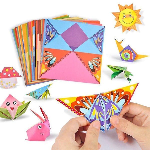 Origami paper 54 pages eco friendly montessori diy kids craft origami makers