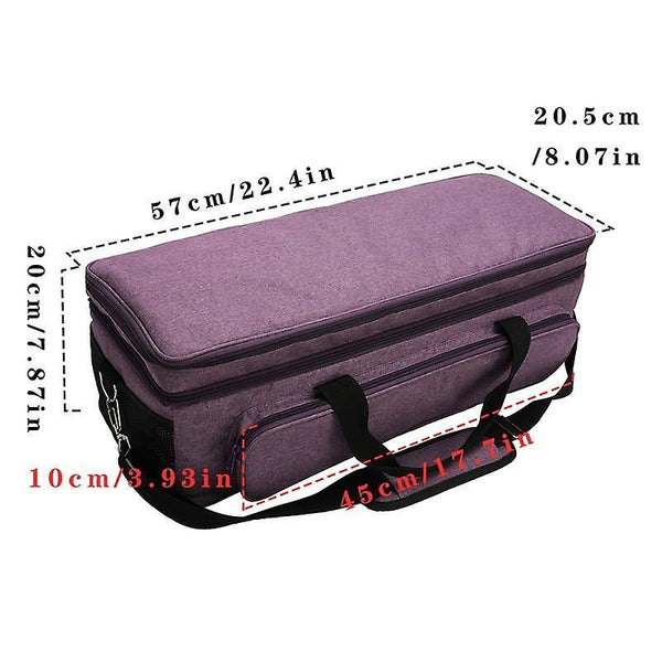 Laundry baskets tool carrying case big capacity cutting machine supplies storage bag for cricut explore purple