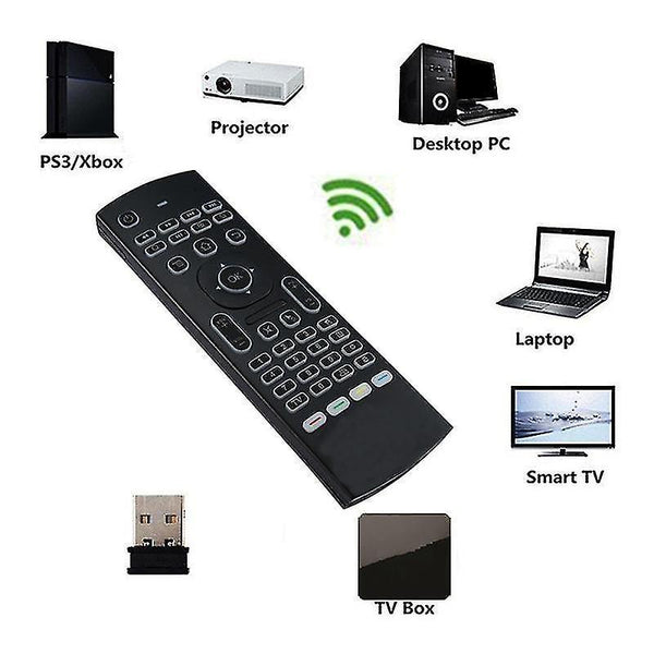 Remote controls 2.4G wireless remote control with keyboard 6-axis intelligent remote control backlight voice for