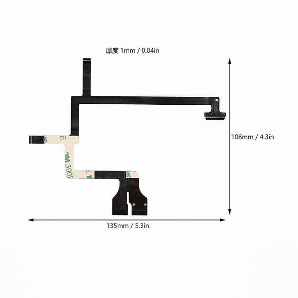 Remote control helicopters soft replacement flex cable connector for dji phantom 3 gimbal pro/adv