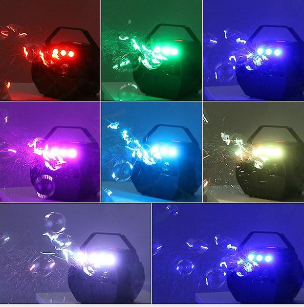 Bubble Blowing Toys LED Mini Bubble Machine Stage Effect Bubble Machine Wedding Scene Romantic Bubbl